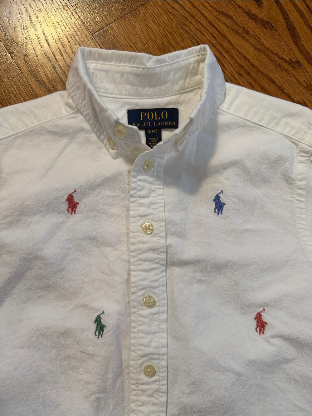 Boy’s Polo Ralph Lauren Button Up Shirt. Size Small 8. Like New Condition. - Picture 4 of 11
